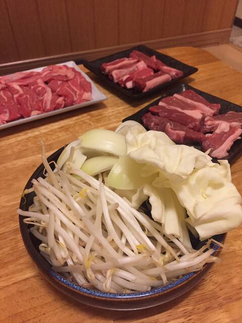 炭火焼ジンギスカン ラムギスカン