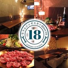 生ラムジンギスカンdiner18 ダイナーイッパチ